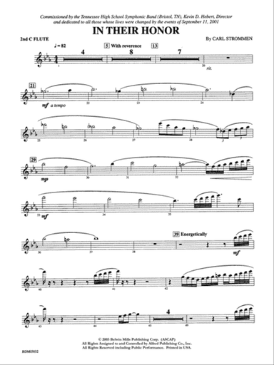 In Their Honor: 2nd Flute