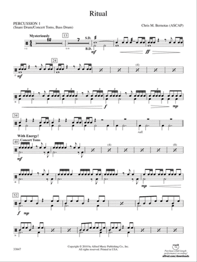 Ritual: 1st Percussion