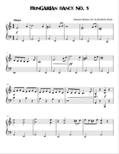 Best Recital: Hungarian Dance No. 5 by Brahms