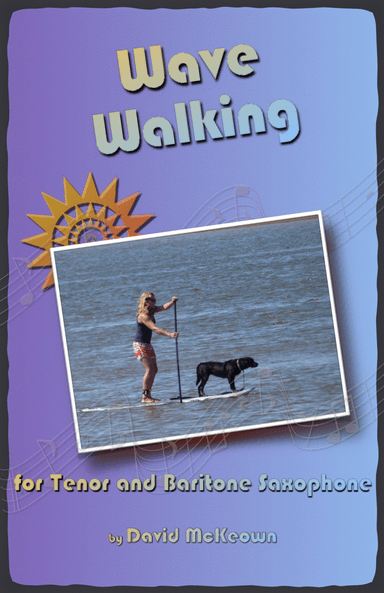 Wave-Walking, for Tenor and Baritone Saxophone Duet