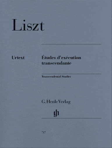 Liszt - Transcendental Etudes Urtext