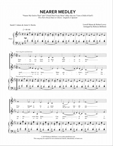 Nearer My God to Thee / I Need Thee Every Hour Medley (Vocal Duet)