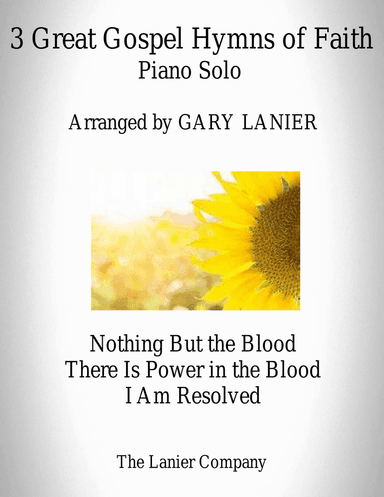 3 GREAT GOSPEL HYMNS OF FAITH (for Piano Solo)