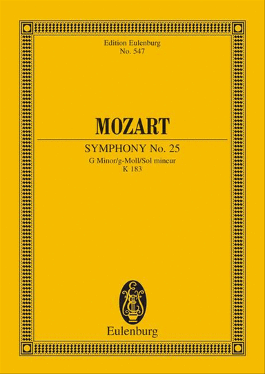 Symphony No. 25 G minor