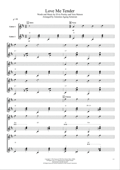 Love Me Tender