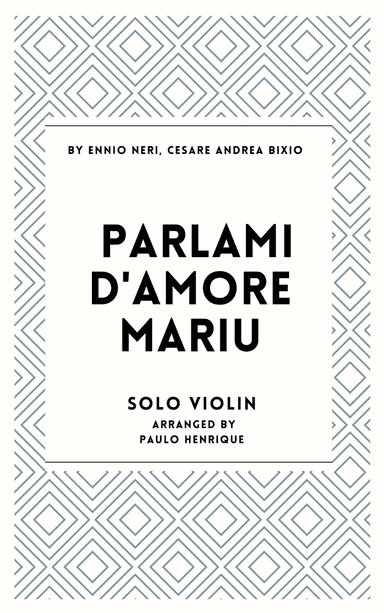 Parlami D'amore Mariu