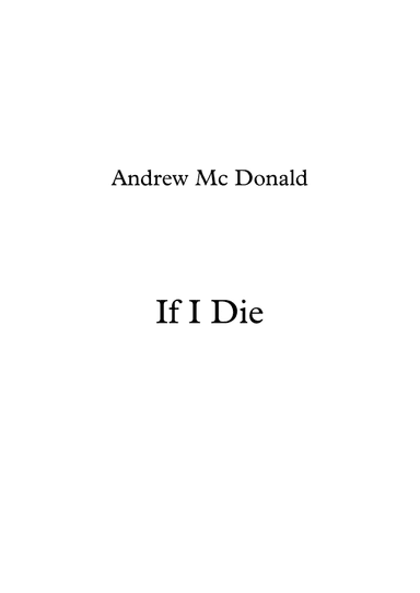 If I Die