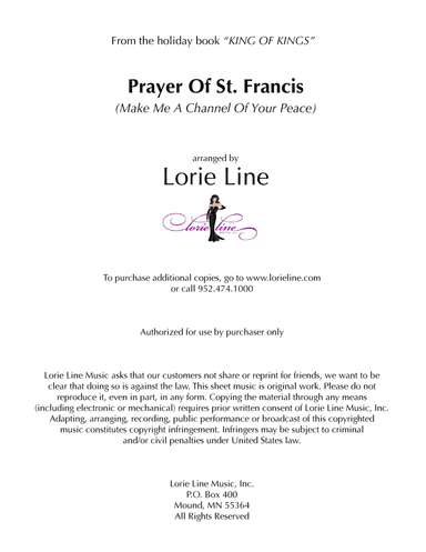 Make Me A Channel Of Your Peace (prayer Of St. Francis)