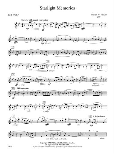 Starlight Memories: 1st F Horn