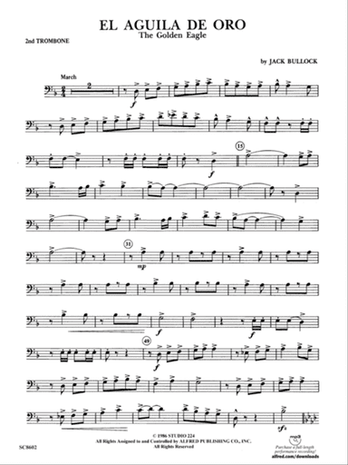 El Aguila de Oro: 2nd Trombone