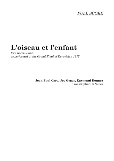 L'Oiseau et l'enfant