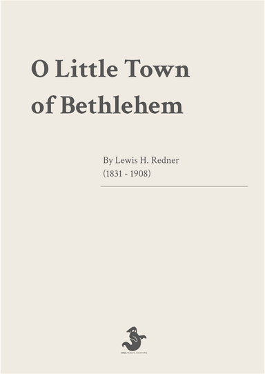 O Little Town of Bethlehem - Piano and voice
