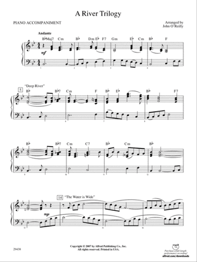 A River Trilogy: Piano Accompaniment
