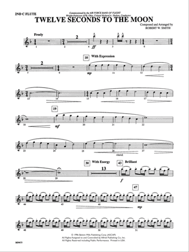 Twelve Seconds to the Moon: 2nd Flute