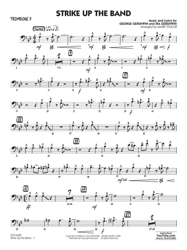 Strike Up the Band (arr. Mark Taylor) - Trombone 3