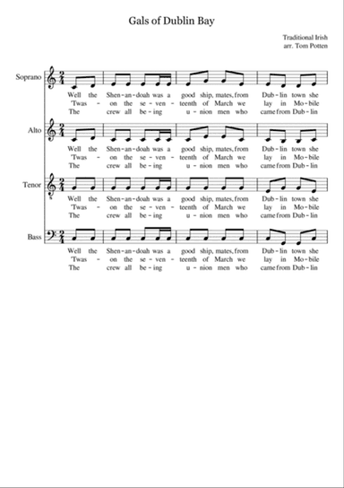 Girls of Dublin Bay - Irish Sea Shanty