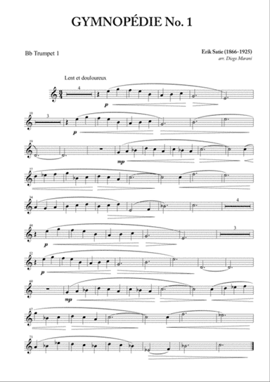 Gymnopédie No. 1 for Brass Quintet