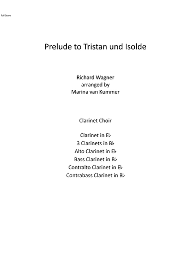Prelude to Tristan und Isolde