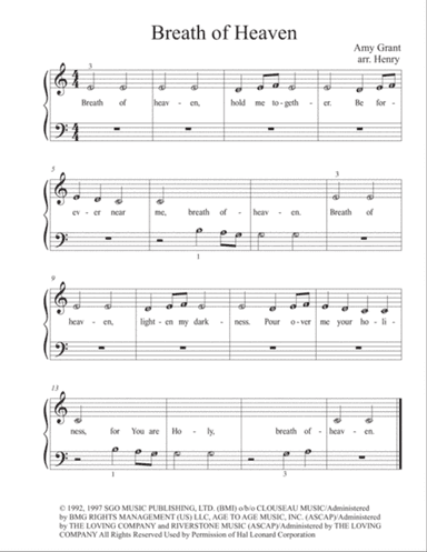 Breath Of Heaven (Mary's Song)