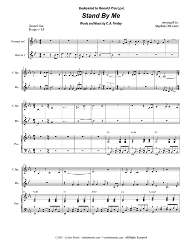 Stand By Me (Duet for C-Trumpet and French Horn)