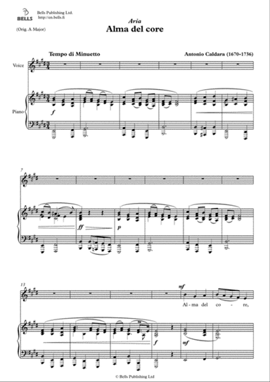 Alma del core (E Major)