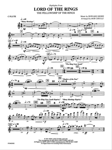 The Lord of the Rings: The Fellowship of the Ring: Flute