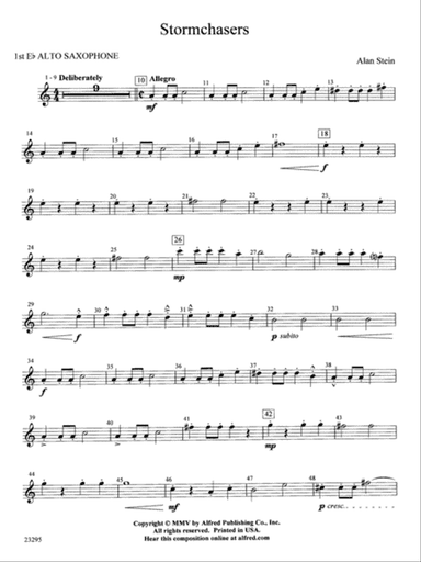 Stormchasers: E-flat Alto Saxophone