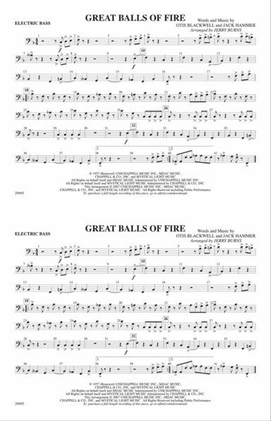 Great Balls of Fire: Electric Bass