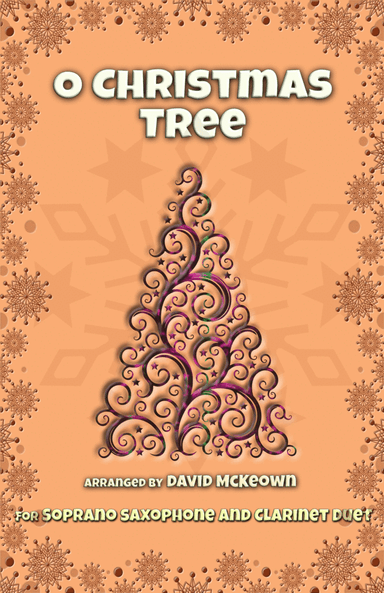 O Christmas Tree, (O Tannenbaum), Jazz style, for Soprano Saxophone and Clarinet Duet