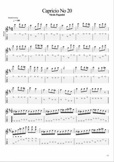 Capricio No 20