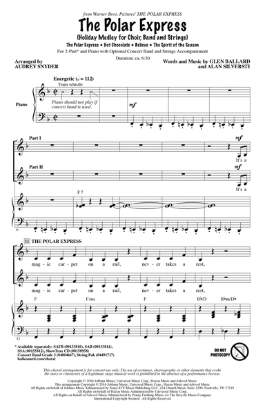 The Polar Express (Holiday Medley) (arr. Audrey Snyder)