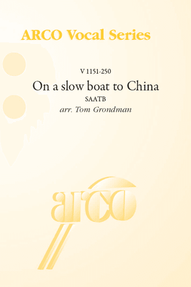 On a slow boat to China