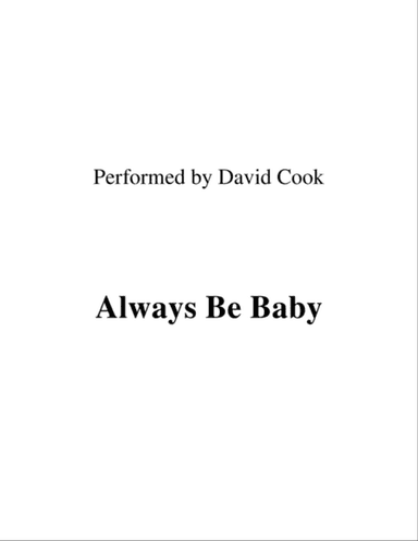 Always Be My Baby