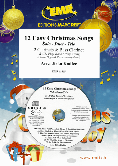 12 Easy Christmas Songs