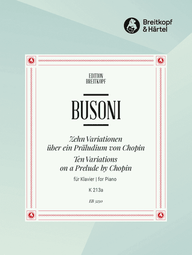 10 Variations on a Prelude by Chopin K 213a