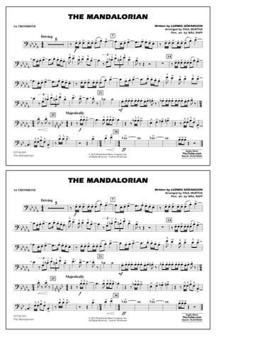 The Mandalorian (from Star Wars: The Mandalorian) (arr. Paul Murtha) - 1st Trombone