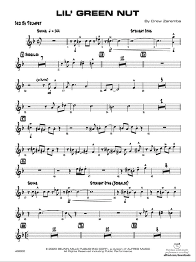 Lil' Green Nut: 3rd B-flat Trumpet