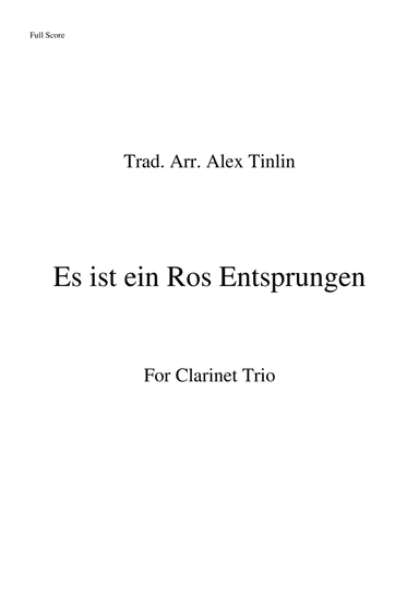 Es ist ein Ros entsprungen