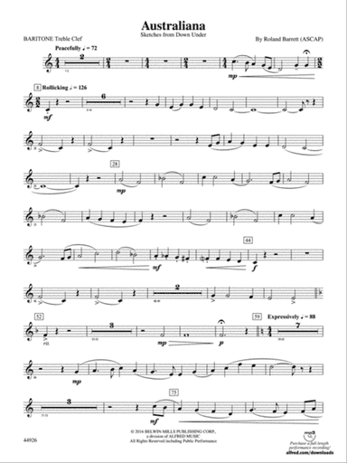 Australiana: Baritone T.C.