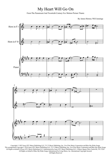 My Heart Will Go On (love Theme From 'titanic')