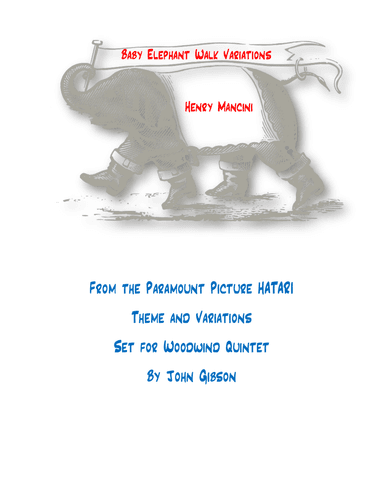 Baby Elephant Walk from the Paramount Picture HATARI!