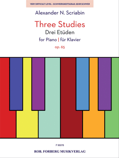 Three Studies for Piano, Op. 65