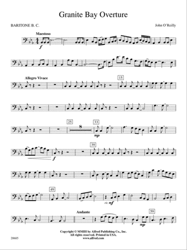 Granite Bay Overture: Baritone B.C.