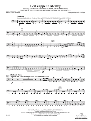 Led Zeppelin Medley: Electric Bass
