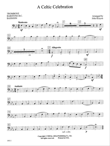 A Celtic Celebration: 1st Trombone