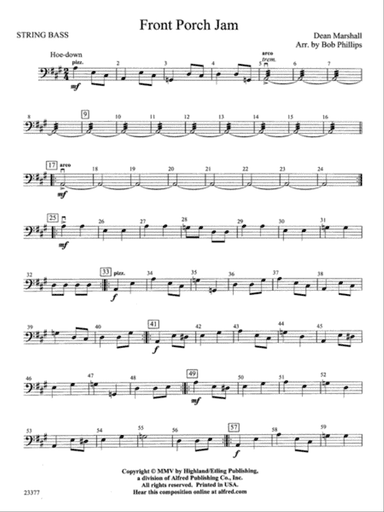 Front Porch Jam: String Bass