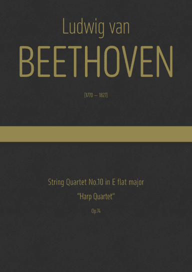 Beethoven - String Quartet No.10 in E flat major, "Harp Quartet" Op.74