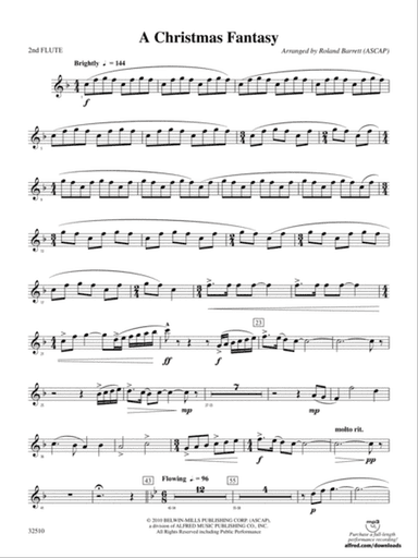 A Christmas Fantasy: 2nd Flute