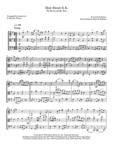 How Sweet It Is (to Be Loved By You)