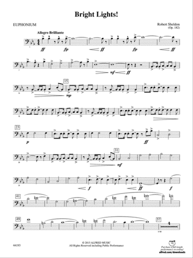 Bright Lights!: Baritone B.C.